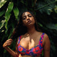 Oriental Poppy Wired Bikini Top