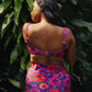 Oriental Poppy Wired Bikini Top