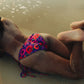 Oriental Poppy String Bikini Bottom
