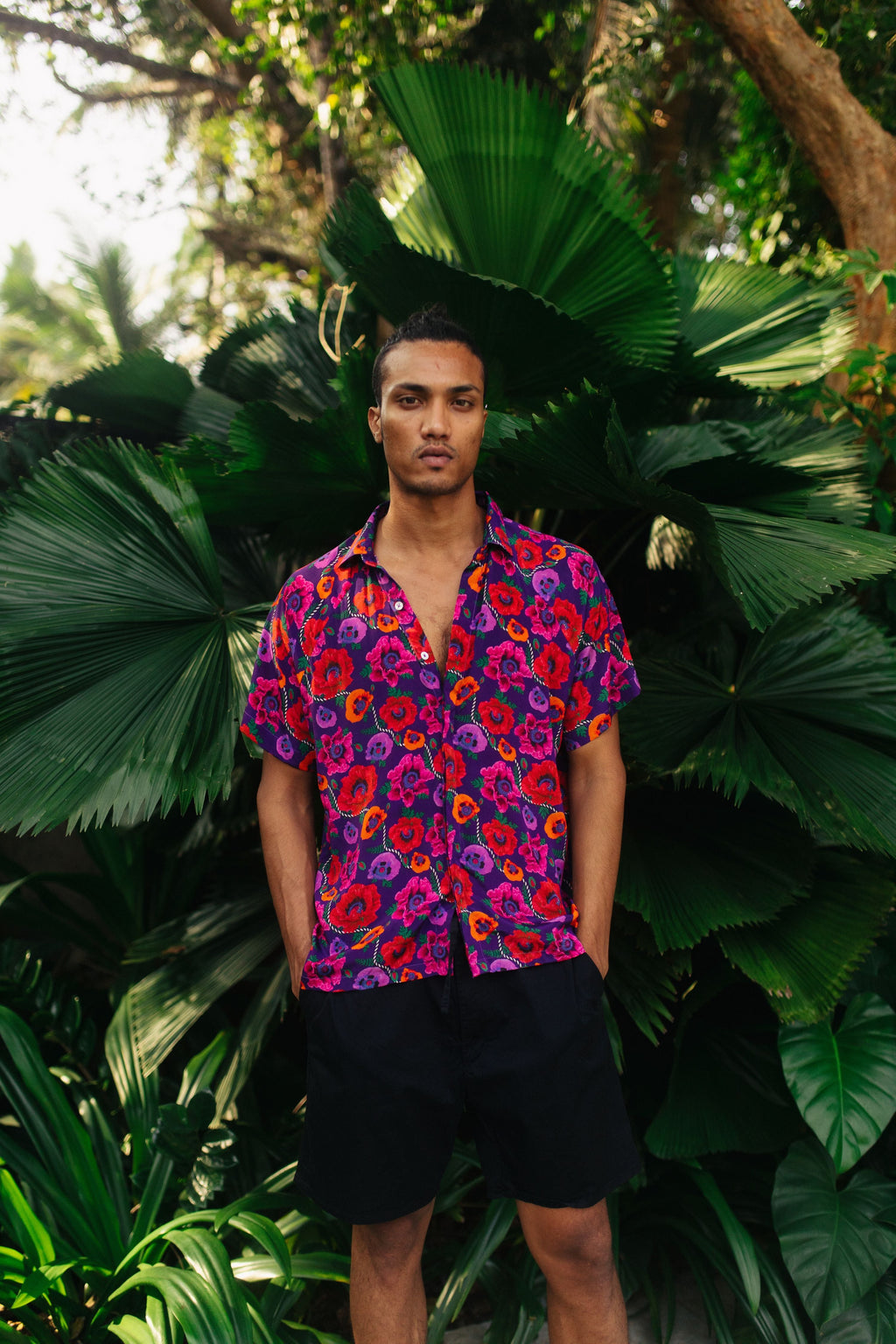 Oriental Poppy Shirt