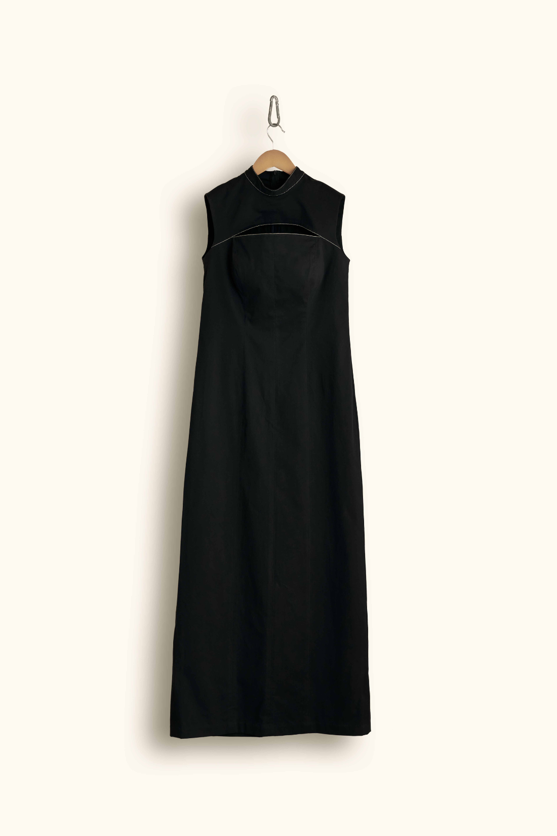 PANELED MAXI DRESS