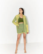 High Rise Asymmetric Shorts