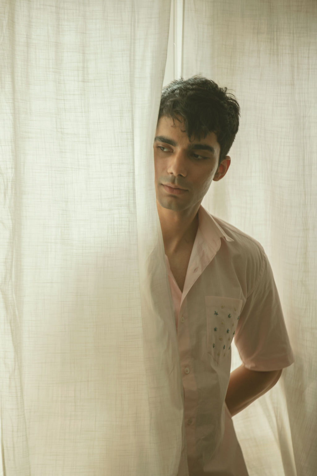 Soft Pink Cotton Shirt