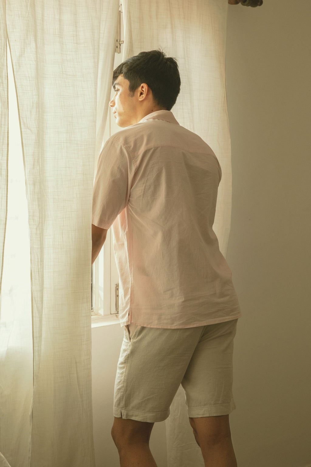 Soft Pink Cotton Shirt