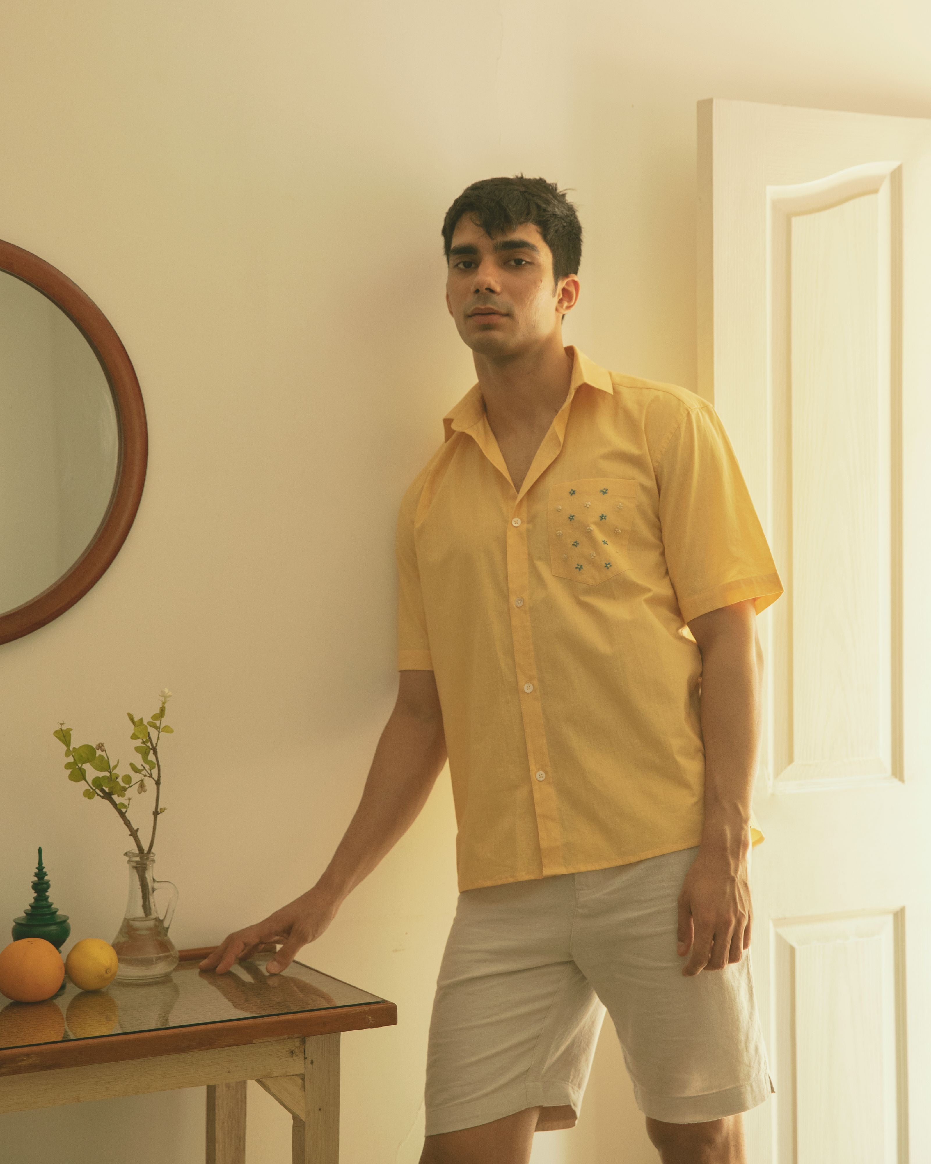 Yellow Cotton Shirt