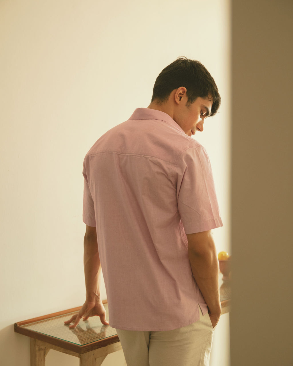 Lavender Cotton Shirt