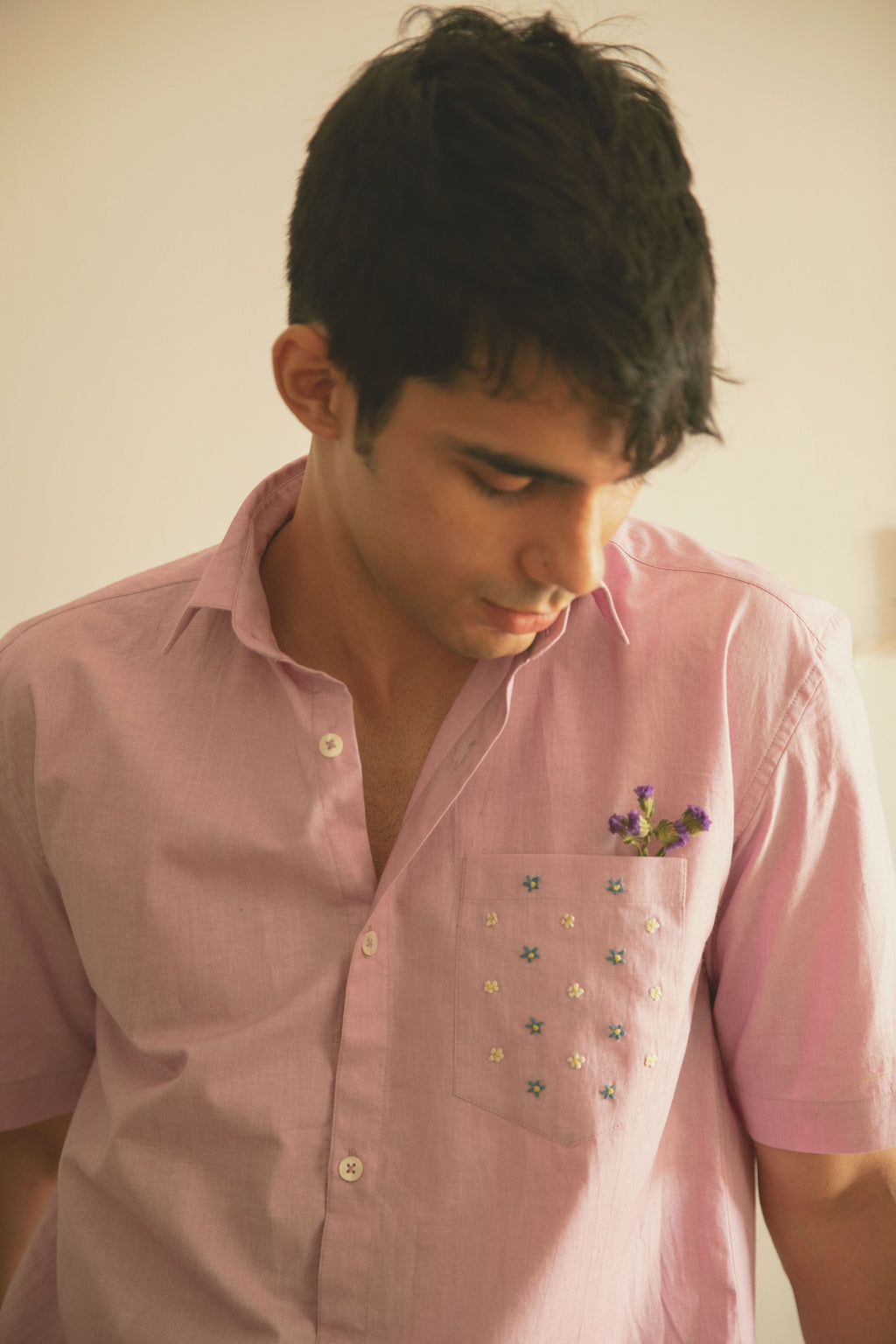 Lavender Cotton Shirt