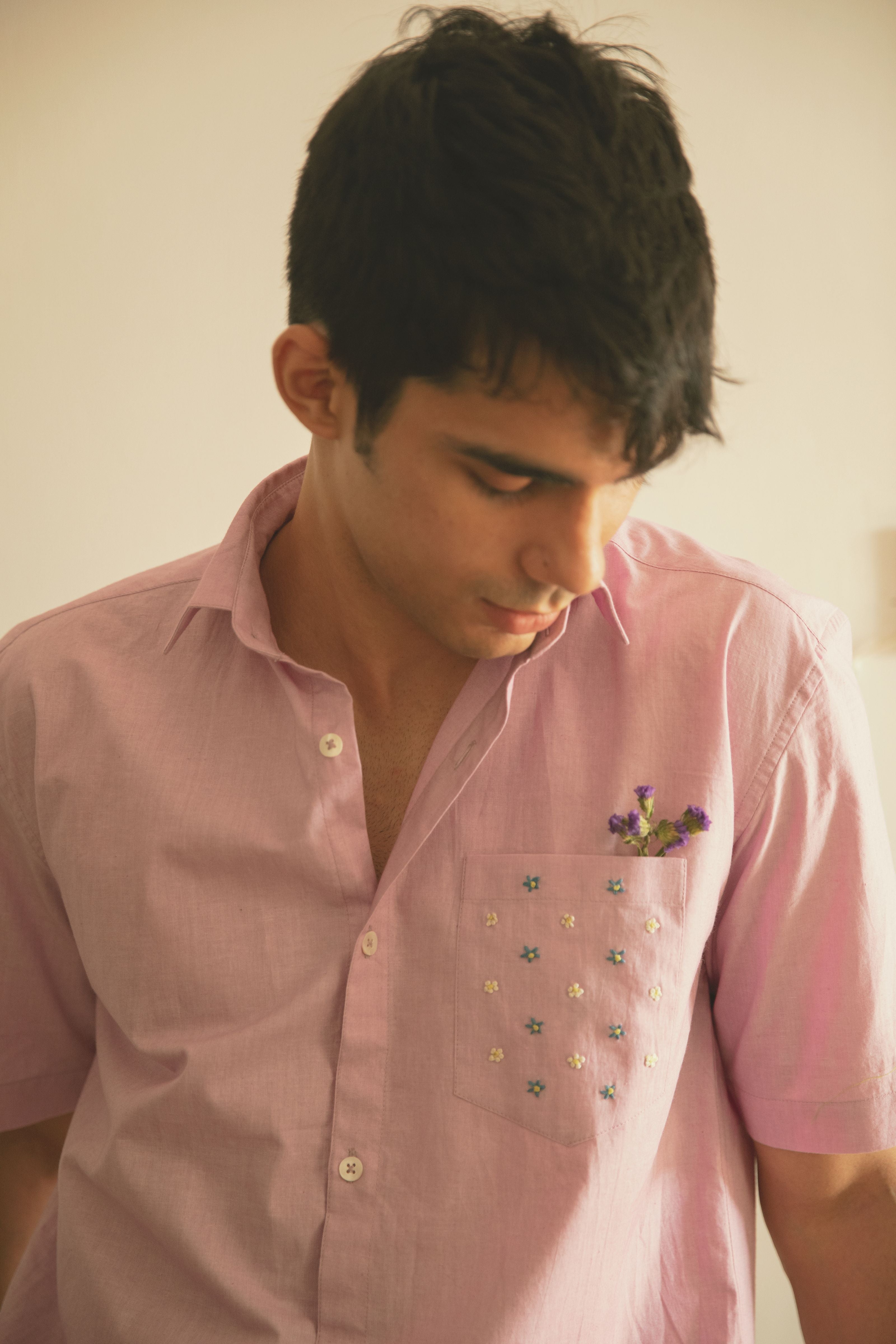Lavender Cotton Shirt
